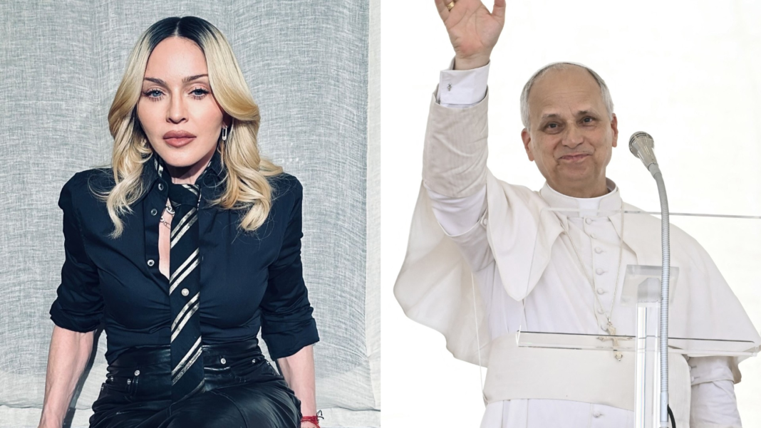 madonna-comemora-suposto-parentesco-com-papa-leao-xiv
