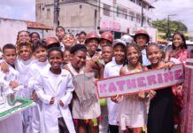 Desfile cívico na Gleba E celebra 203 anos da Independência do Brasil