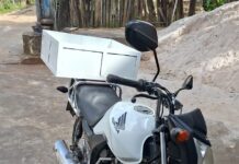 Moto de entregas de bebidas é roubada em Abrantes