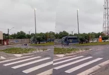 Morador alerta óleo na pista e registra acidente de moto no Centro de Camaçari