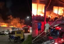 Incêndio destrói galpão de reciclagem em Camaçari nesta terça-feira