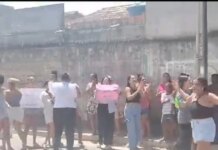 Moradores do Algarobas protestam contra estupro de mulher na região