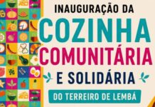 Terreiro de Lembá inaugura Cozinha Comunitária e Solidária nesta quinta-feira