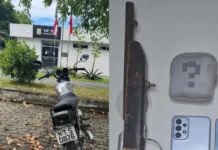 PM prende trio com drogas, arma e moto roubada no Verde Horizonte