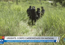 Corpo carbonizado é encontrado às margens de rodovia em Camaçari