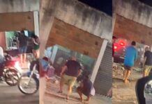 Carro invade residência após atravessar parede na Avenida Sul, Camaçari
