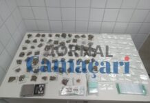 Homem é preso com drogas em Camaçari: cocaína e maconha apreendidas