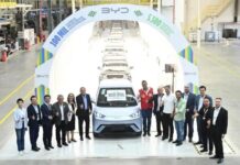 Fábrica da BYD na Bahia produz 100 mil veículos de nova energia