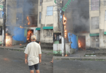 Moradores evacuam prédio após incêndio em condomínio de Camaçari