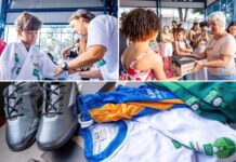Projeto Multi Esportes entrega uniformes e atende 250 crianças em Camaçari