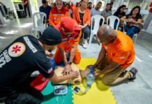 Defesa Civil de Camaçari e Sesau promovem treinamento em primeiros socorros