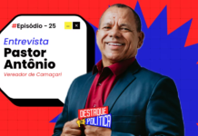 Pastor Antônio é o convidado do Destaque da Política nesta quarta-feira