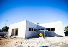 Obras da nova UPA de Abrantes chegam a 40% e fortalecem saúde em Camaçari