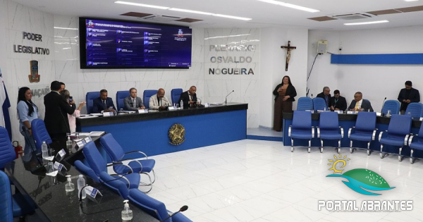 Sessão Legislativa em Camaçari