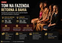 Espetáculo “Tom na Fazenda” retorna à Bahia com apresentações em Feira e Camaçari