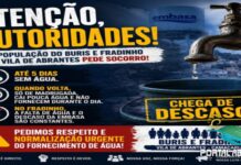 Moradores de Buris e Fradinho reclamam falta de água por até cinco dias