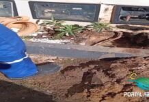 Embasa repara vazamento no Recanto do Piruí, em Arembepe, após denúncia