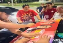 Tagner inicia campanha com adesivaço no Espaço 2000 neste domingo