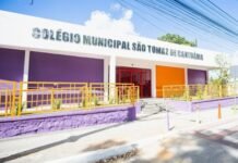 Camaçari conclui primeira etapa da reforma do Colégio São Tomaz de Cantuária