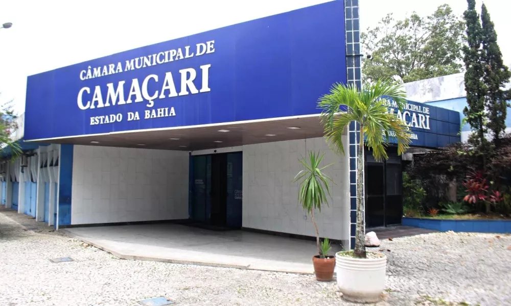 Fachada da Câmara Municipal de Camaçari