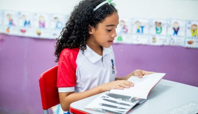 Estudantes na rede municipal de ensino