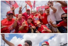 Carreata reúne lideranças e apoiadores em apoio a Ivoneide Caetano em Camaçari
