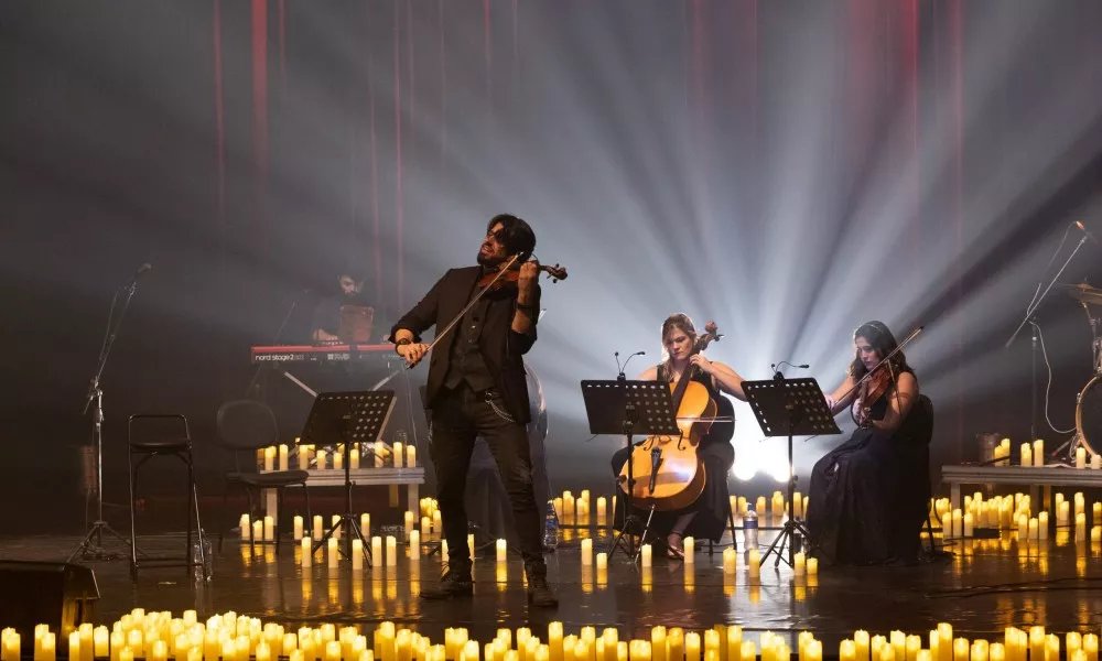 Concerto à luz de vela com clássicos do rock