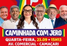 Camaçari se mobiliza para grande “Caminhada com Jero” nesta quarta-feira