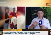 Recém-nascido é encontrado abandonado em cesto de lixo na Feira de Camaçari